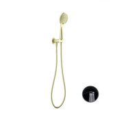 Nero Opal Air Shower on Bracket - Brushed Gold